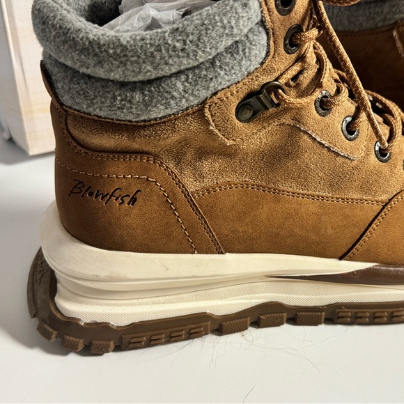 Blowfish Malibu Lodge Sneaker Boot Tan Ranger Microsuede Flannel - Picture 11 of 11